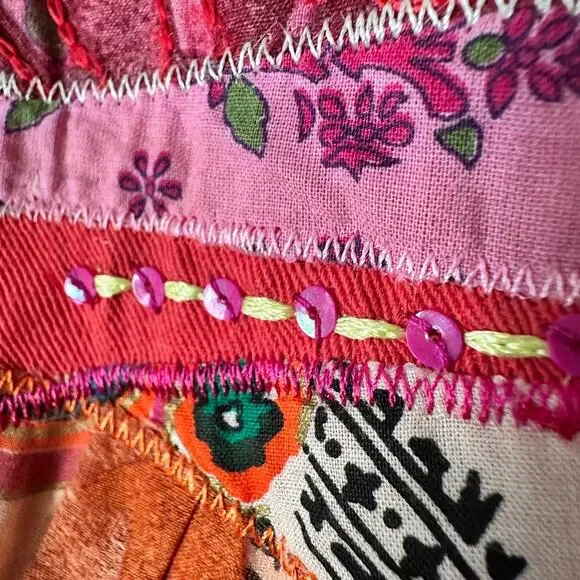 Coldwater Creek Jacket Size Petite Small Embellished Beaded Embroidered Boho - Picture 5 of 13